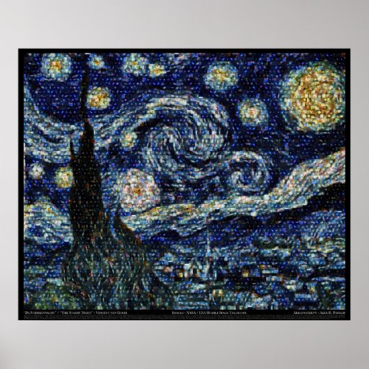Hubble Sterrennacht (29,3 x 24 inch) Poster (Voorkant)
