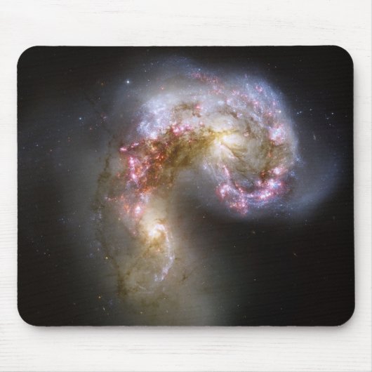 Hubble "Super Star Clusters" Space Mousepad Muismat (Voorkant)