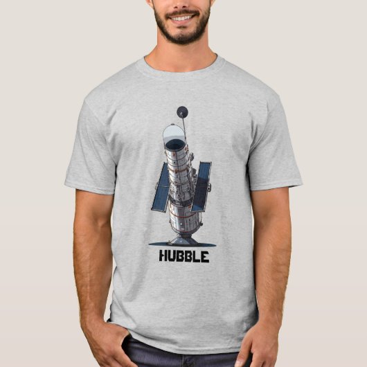 Hubble-telescoop astronomie t-shirt (Voorkant)