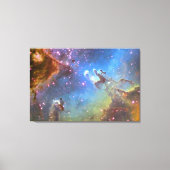 HUBBLE TELESCOOP "Eagle Nebula" OP DOEK Canvas Afdruk (Voorkant)