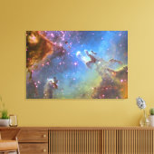 HUBBLE TELESCOOP "Eagle Nebula" OP DOEK Canvas Afdruk (Insitu (Woonkamer))