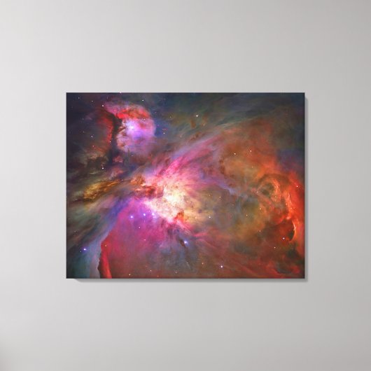 HUBBLE TELESCOOP "Orion Nebula" OP CANVAS Gift Afdruk (Voorkant)