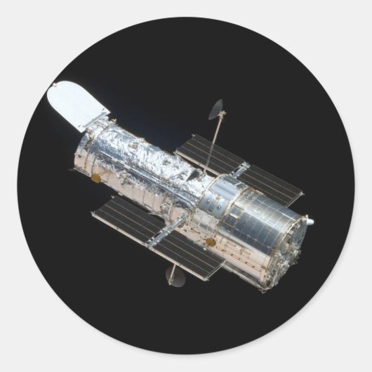 Hubble telescoop ronde sticker (Voorkant)