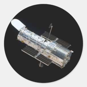 Hubble telescoop ronde sticker