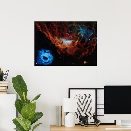 Hubble Telescope: Cosmic Reef (2020) Poster (Thuiskantoor)