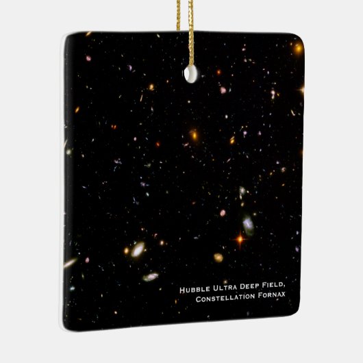 Hubble Telescope Ultra Deep Field Fotokerstmis Keramisch Ornament (Rechts)