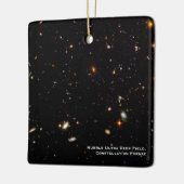 Hubble Telescope Ultra Deep Field Fotokerstmis Keramisch Ornament (Links)