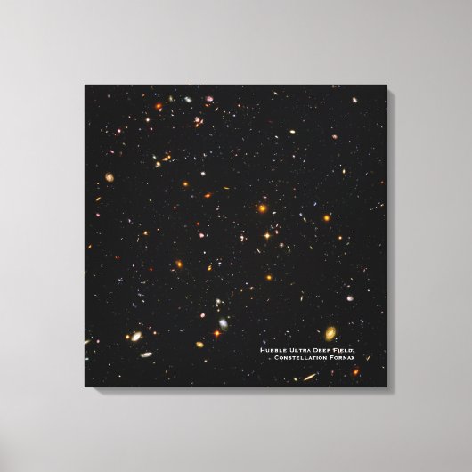 Hubble Telescope Ultra Deep Field Galaxies Foto Canvas Afdruk (Voorkant)