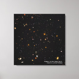 Hubble Telescope Ultra Deep Field Galaxies Foto Canvas Afdruk
