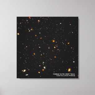 Hubble Telescope Ultra Deep Field Galaxies Foto Canvas Afdruk