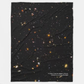 Hubble Telescope Ultra Deep Field Galaxies Foto Fleece Deken (Voorkant)