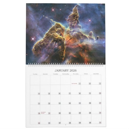 Hubble Uitzichten Calendar Kalender (Jan 2026)