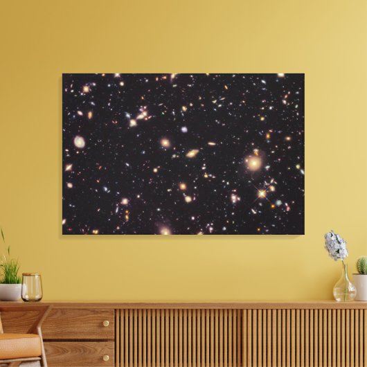 Hubble Ultra Deep Field 2012 Canvas Afdruk (Insitu (Woonkamer))