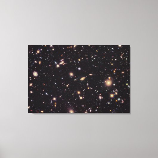 Hubble Ultra Deep Field 2012 Canvas Afdruk (Voorkant)