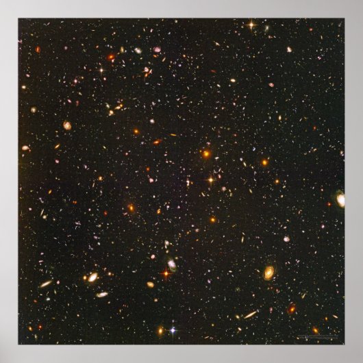 Hubble Ultra Deep Field 24x24 (22x22) Poster (Voorkant)