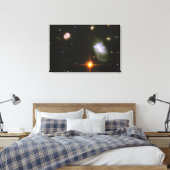 Hubble Ultra Deep Field Afbeelding Canvas Afdruk (Insitu (Slaapkamer))