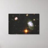 Hubble Ultra Deep Field Afbeelding Canvas Afdruk (Voorkant)