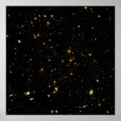 Hubble Ultra Deep Field Afbeelding Constellation F Poster (Voorkant)