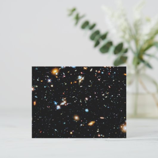 Hubble Ultra Deep Field Briefkaart (Staand voorkant)
