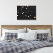 Hubble Ultra Deep Field Canvas Afdruk (Insitu (Slaapkamer))