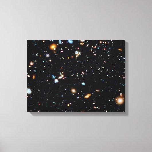 Hubble Ultra Deep Field Canvas Afdruk (Voorkant)