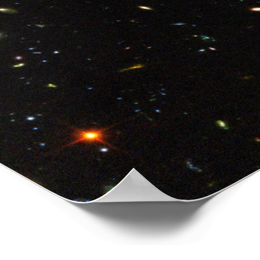 Hubble Ultra Deep Field (HUDF) [Afdrukken] Poster (Hoek)