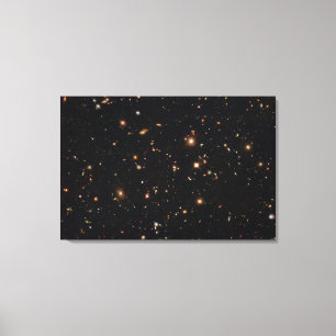 Hubble Ultra Deep Field Infrarood Uitzicht van ste Canvas Afdruk