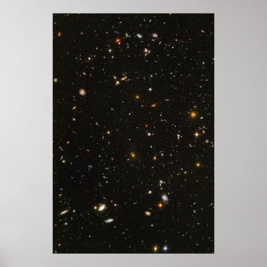 Hubble Ultra Deep Field Photo Poster (Voorkant)