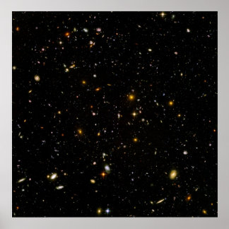 Hubble Ultra Deep Field Poster