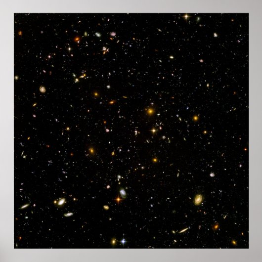 Hubble Ultra Deep Field Poster (Voorkant)