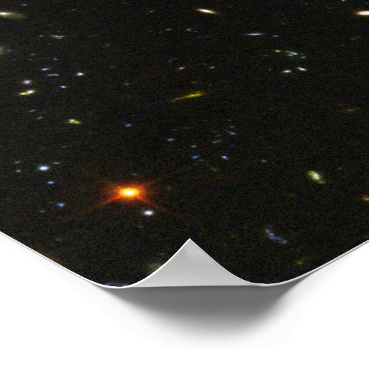 Hubble Ultra Deep Field Uitzicht- HUDF- Niet-gecom Poster (Hoek)