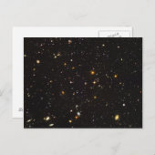 Hubble Ultra Deep Field Uitzicht van 10.000 sterre Briefkaart (Voorkant / Achterkant)