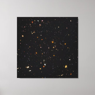 Hubble Ultra Deep Field Uitzicht van 10.000 sterre Canvas Afdruk