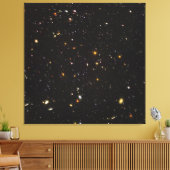 Hubble Ultra Deep Field Uitzicht van 10.000 sterre Canvas Afdruk (Insitu (Woonkamer))