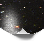 Hubble Ultra Deep Field Uitzicht van 10.000 sterre Foto Afdruk (Hoek)