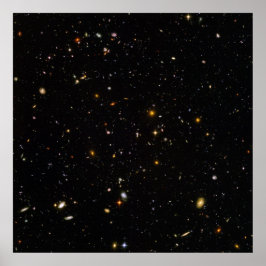 Hubble Ultra Deep Space Field Poster