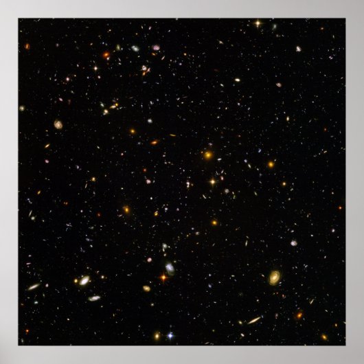 Hubble Ultra Deep Space Field Poster (Voorkant)
