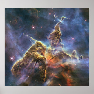 Hubble vangt uitzicht van "Mystic Mountain" vast Poster