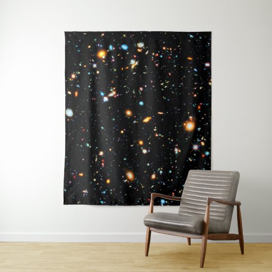 Hubble XDF Wall Tapestry Wandkleed (In situ)