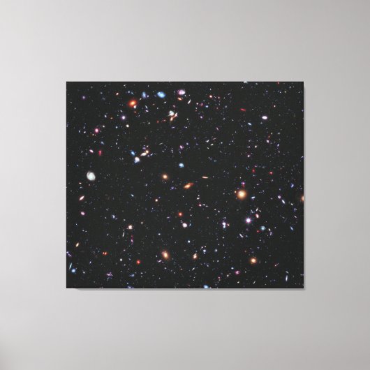 Hubble Xtreme Deep Field Canvas Afdruk (Voorkant)