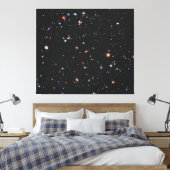 Hubble Xtreme Deep Field Canvas Afdruk (Insitu (Slaapkamer))