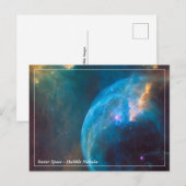 Hubble, Zeepbelnevel / Postkaart van de Buitenruim (Voorkant / Achterkant)