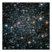 Hubble zware metalen sterren cluster perfect poster (Voorkant)