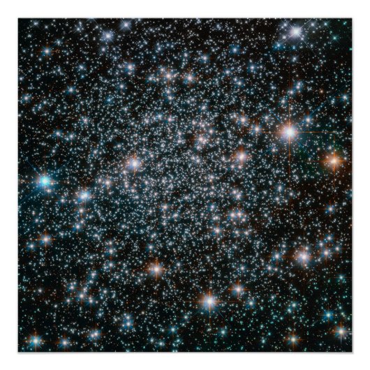 Hubble zware metalen sterren cluster perfect poster (Voorkant)