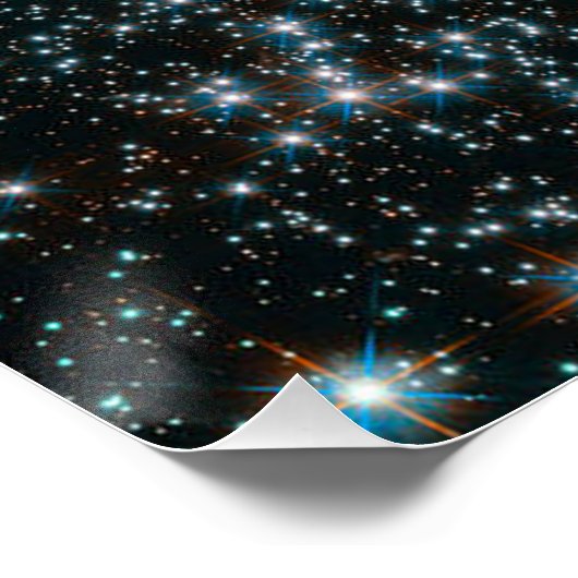 Hubble zware metalen sterren cluster perfect poster (Hoek)