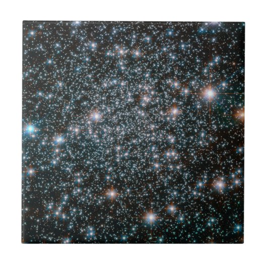 Hubble zware metalen sterren cluster tegeltje (Voorkant)