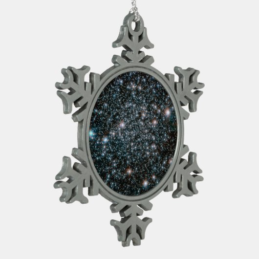 Hubble zware metalen sterren cluster tin sneeuwvlok ornament (Links)
