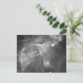 Hubble's Black and White Uitzicht of the Universe Briefkaart (Staand voorkant)