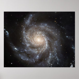 Hubble's grootste galaxy-portret poster