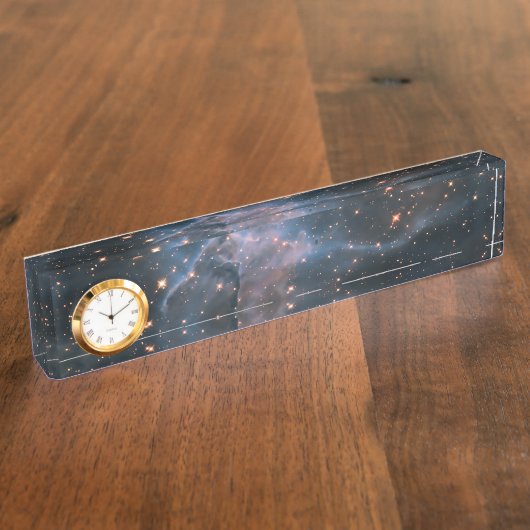 Hubble's 'Mystic Mountain' - Deep Space Naambordje (Zijkant)